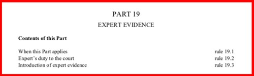 Part 19 Criminal Procedure Rules